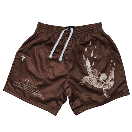 The Fallen Angel: Mocha Shorts