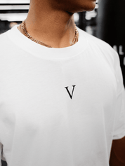 Three Crosses of Calvary White Tee