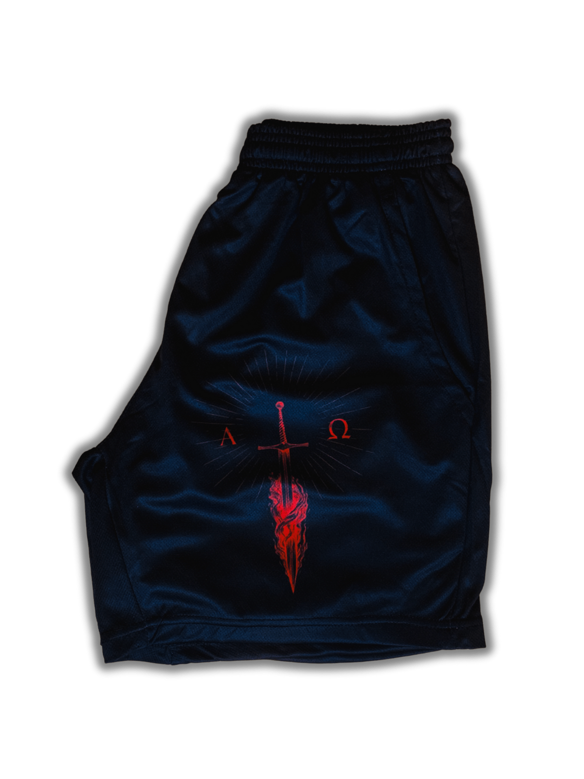 Alpha Omega Red Shorts