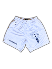 Alpha Omega White Shorts