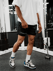 Alpha Omega Black Shorts