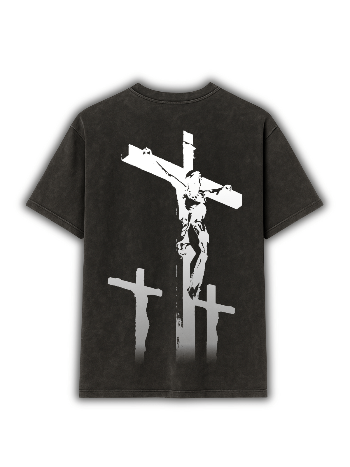 Three Crosses of Calvary Black Tee