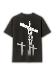 Three Crosses of Calvary Black Tee