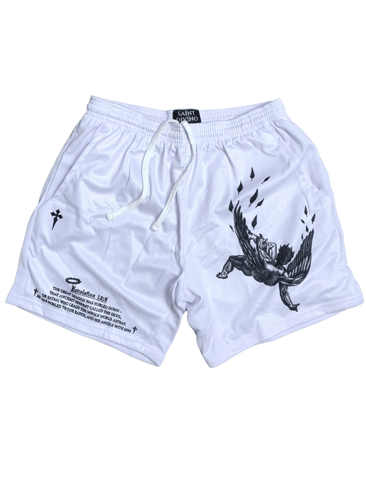 The Fallen Angel: White Shorts
