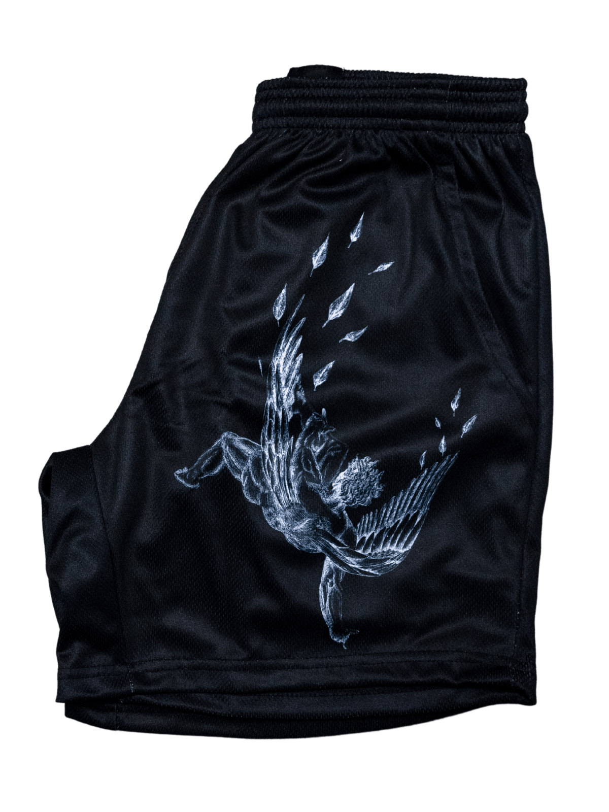 The Fallen Angel: Black Shorts